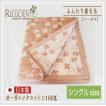 ふんわり綿毛布 オーガニックコットン100%  日本製 シングル 綿  Reluciente レルシエンテ