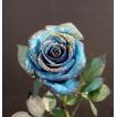 ラメ付きロイヤルブルー青バラ【本数指定で薔薇花束】(サプライズ　誕生日)【花】青いバラ　生花　１本　価格　販売　金ラメ　銀ラメ　１本から買えます