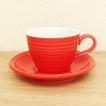 コーヒーカップ ソーサー レッド オービット 赤 おしゃれ 陶器 業務用 美濃焼 k12640052-12640055