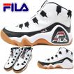 FILA フィラ スニーカー シューズ/靴 メンズ バッシュ ハイカット グラントヒル 1 タルボス HERITAGE F4076 ホワイト/ブラック/フィラレッド