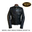 42 バンソン　B シングルライダース VANSON VANSON バンソン MODEL B シングル ライダース ブラック