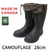 カミック メンズ 28cm カモフラージュ アイスブレーカー 防寒 長靴 カナダ製 防水 上位モデル ラバーブーツ 雪かき 国内正規品 KAMIK