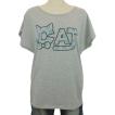 レディース ドルマン Tシャツ ドットCAT ZIOZIO