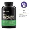 オプティマムニュートリション 亜鉛 マグネシウム アスパラギン酸 180粒 カプセル Optimum Nutrition ZMA 【正規契約販売法人 オフィシャルショップ】