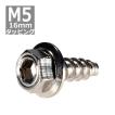 M5×16mm タッピングネジ タッピングビス タッピングボルト シルバー ステンレス 1本 TC0048