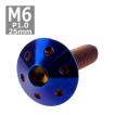 ボタンボルト M6×25mm P1.0 ホールヘッド ステンレス 焼きチタンカラー 1個 TR0082