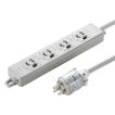 工事物件タップ(4個口・5m・ホワイト) SANWA SUPPLY 工事物件タップ(4個口・5m・ホワイト) SANWA SUPPLY
