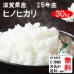 米 30kg 送料無料 滋賀県 ヒノヒカリ 1等玄米 クーポンで500円引き