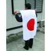 日本代表応援用 日の丸 日本国旗 テトロン 70×10cm 水をはじく撥水加工付き  日本製