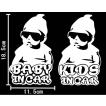 COOL BABY KIDS IN CAR１「サイズ18.5x11.5」クール ベビー キッズ インカー ステッカー