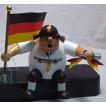煙だし人形 サッカー・ファン (お香台）ドイツ伝統の木製品　コーン型のお香用