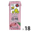 キッコーマン 豆乳飲料 白桃 200ml 1箱（18本入）