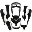 ホンダ（HONDA） フォルツァMF08-Z/X 外装カウル 黒色 10点セット