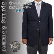 ビジネスジャケット 紺ブレザー 紺ブレ メンズ 春夏用 シングル 大きいサイズ ウール100％ テラードジャケット