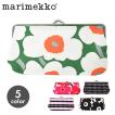 【ゆうパケット可】 マリメッコ ポーチ MARIMEKKO ウニッコ ブラック 黒 ホワイト 白 小物入れ コスメ アクセサリー ジュエリー 化粧品