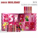 NYX 2023 ホリデー限定 アドベントカレンダー 12 DAYS OF KISSMAS Advent Calendar エヌワイエックス ニックス クリスマスギフト リップセット コスメセット