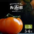 長寿郎 次郎柿 秀品L〜2L・5〜6玉（約1.2kg） 遠州浜北大平産