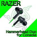 ゲーミング マイク付き イヤホン カナル型 Razer レイザー Hammerhead Duo Console Razer Green Limited Edition (RZ12-03030300-R3M1)