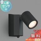 カーポート スポットライト AU43323L センサーあり １灯 黒色  エクステリア 屋外 ...