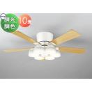 シーリングファンライト ACモーターファンシリーズ WF441PR オフホワイト色 ［灯具...