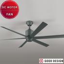 シーリングファン DCモーターファンシリーズ WF249P1 チャコールグレー色 器具本体...