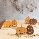 ハロウィン 飾り かぼちゃ 置物 ナチュラル 木製 かぼちゃ 置物 おしゃれ 北欧インテリア 雑貨 北欧雑貨 かぼちゃ オブジェ かぼちゃのお化け