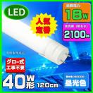 LED蛍光灯 40w形 120cm　昼光色　直管LED照明ライト グロー式工事不要G13 t8 40W型 