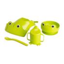 IKEA  カエルのベビー用食器セット　グリーン　 