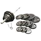 オリンピックバーベルセット143kgラバー