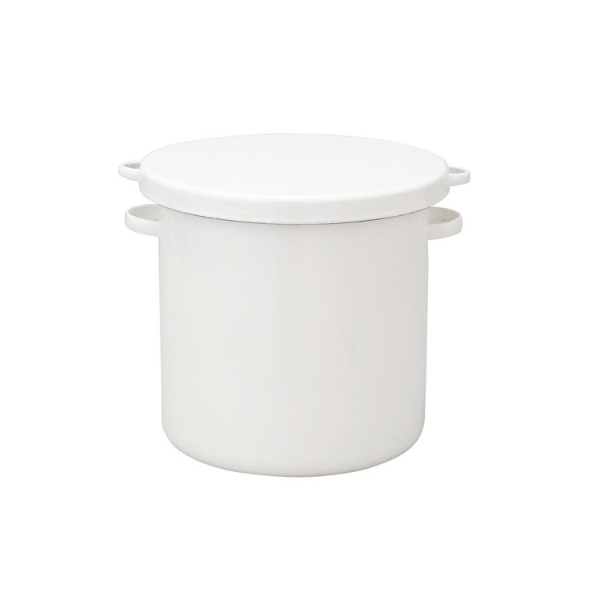 野田琺瑯 野田琺瑯 ラウンドストッカー 18cm WRS-18 【1個】 食品保存容器の商品画像