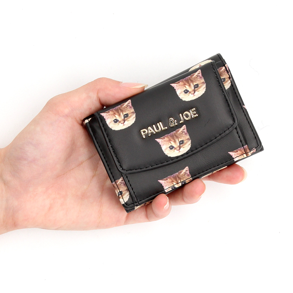 ポール＆ジョーアクセソワ ヌネット合皮総柄 ミニ財布 PJA-W873 *