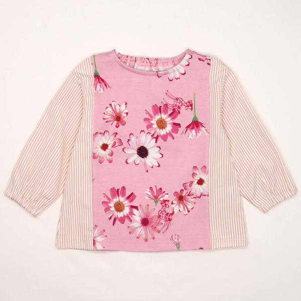 [ baby ] носорог ne задний принт переключатель cut and sewn 