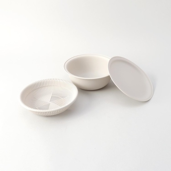 marna ザルボウル 21cm 3点セット K809GY グレーの商品画像