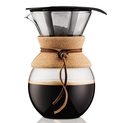 ボダム POUR OVER コーヒーメーカー 1.0L コルク 金属フィルター 11571-109の商品画像