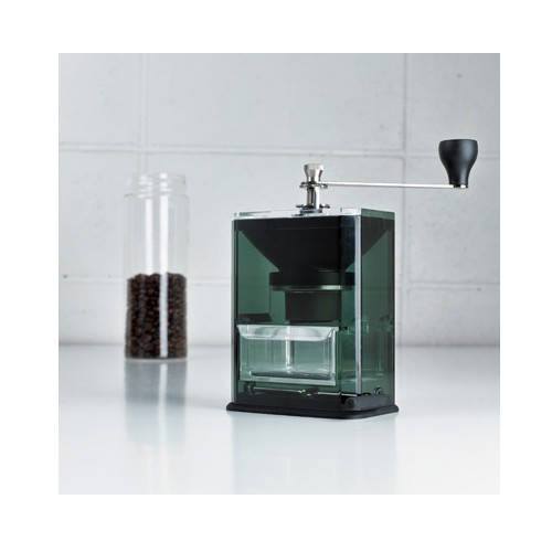 HARIO クリアコーヒーグラインダー（透明ブラック）MXR-2TB 手挽きコーヒーミルの商品画像