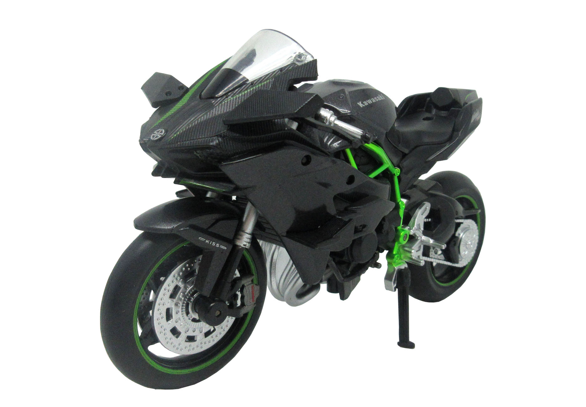 童友社 1/12 モーターサイクル Kawasaki Ninja H2R ブラック/塗装済み