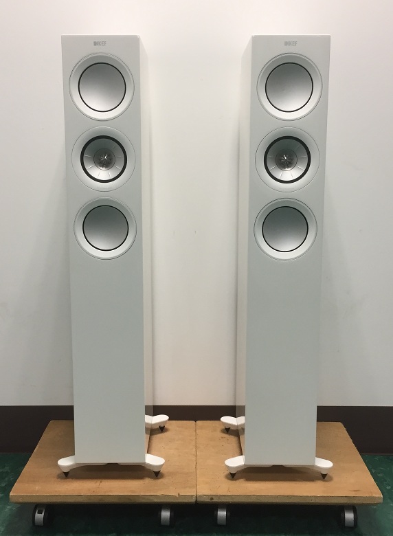 KEF R5 White domestic regular agency goods ke-i-ef speaker system pair 
