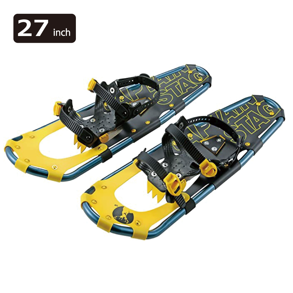 スノーシュー かんじき キャプテンスタッグ 27インチ 大人用 （キャリーバッグ付） UX-888 スノーシューハイキング SNOWSHOEの商品画像