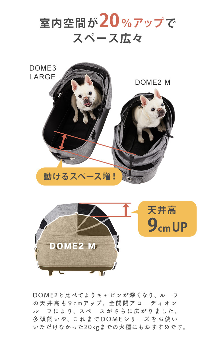  dome 3 Special Edition premium frame Large urban white air buggy [DOME3] Large size 4580445426000 #w-169899-00-00