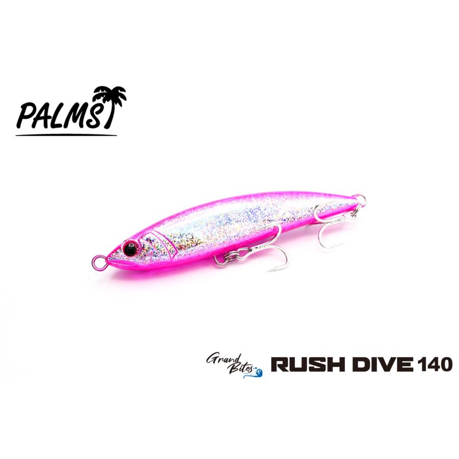 PALMS グランバイツ ラッシュダイブ RHD-140 T-244 クリアグローピンク