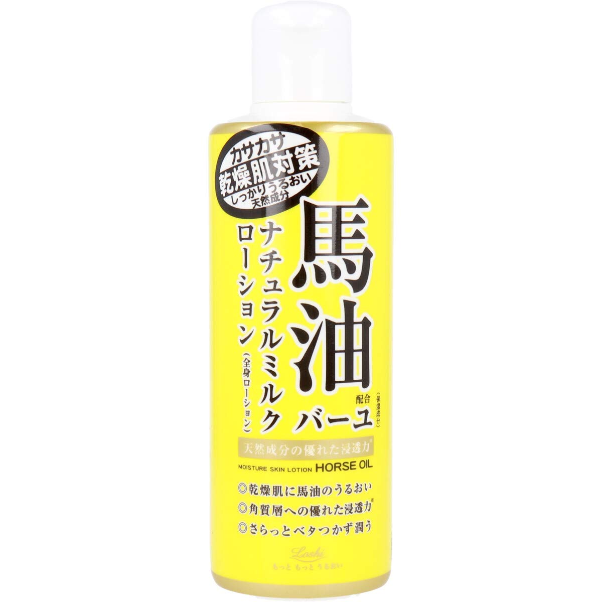 コスメテックスローランド ロッシ モイストエイド 馬油ナチュラルミルクローション 200ml ×1 ロッシ ボディローションの商品画像