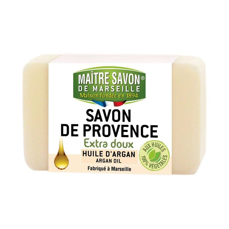 Maitre Savon de Marseille メートル・サボン・ド・マルセイユ サボン・ド・プロヴァンス アルガンオイル 100g×1 バスソープ、石鹸の商品画像