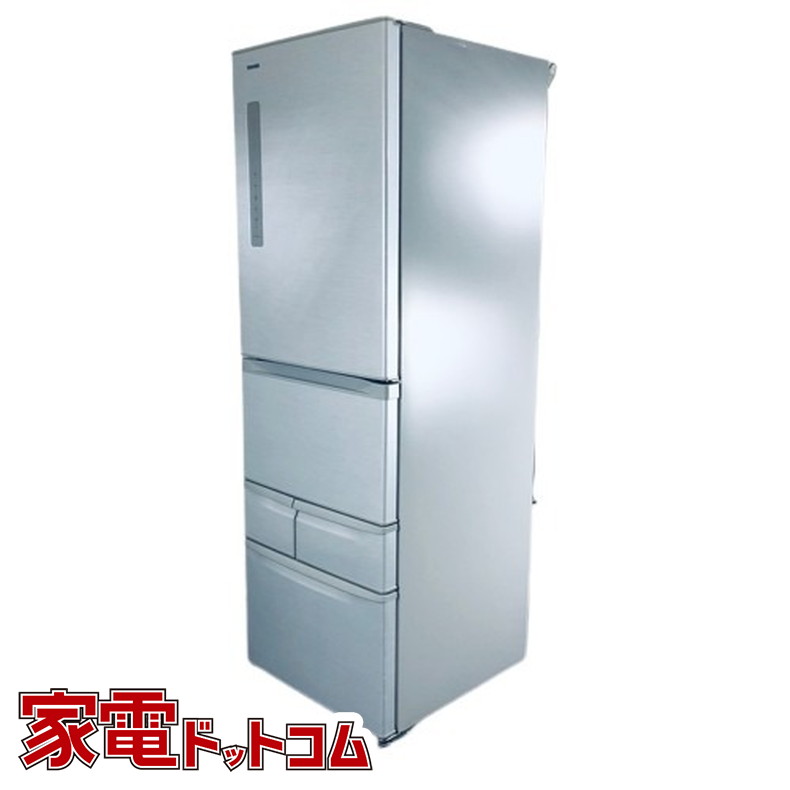 東芝 ベジータ VEGETA GR-G43G（SS）（ブライトシルバー） 冷蔵庫 - 最  