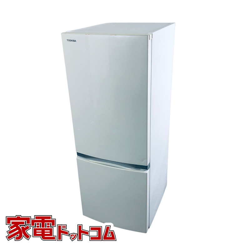 TOSHIBAノンフロン冷凍冷蔵庫153L 2018年製GR-P15BS (K)