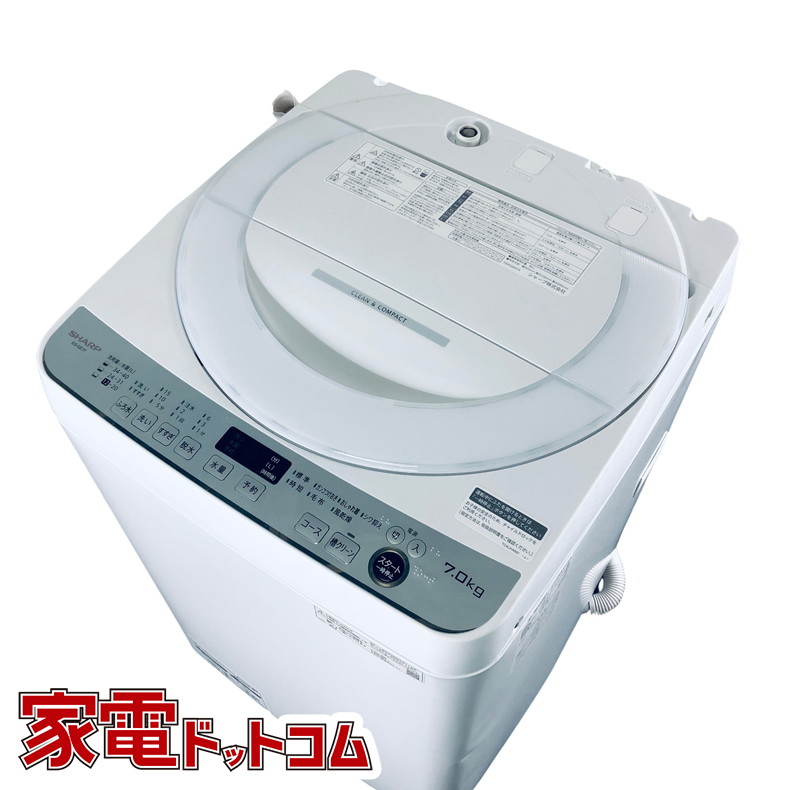 全自動洗濯機 ES-GE7F-W （ホワイト系）