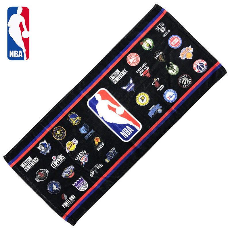 NBA face towel ALL black NBA34230 ( basketball basketball goods towel sport towel en Be e- black )