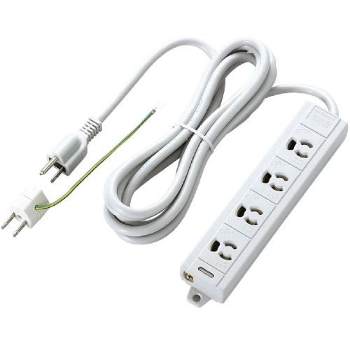 エレコム EU RoHs指令準拠 マグネット付き抜け止めタップ T-ECOH3430NM 4個口 3m グレー×1個の商品画像