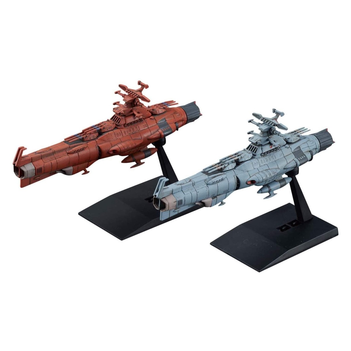 地球連邦主力戦艦ドレッドノート級 2隻セット 「宇宙戦艦ヤマト2202 愛の戦… BANDAI 地球連邦主力戦艦 ドレッドノート級セット 2 （ノンスケール