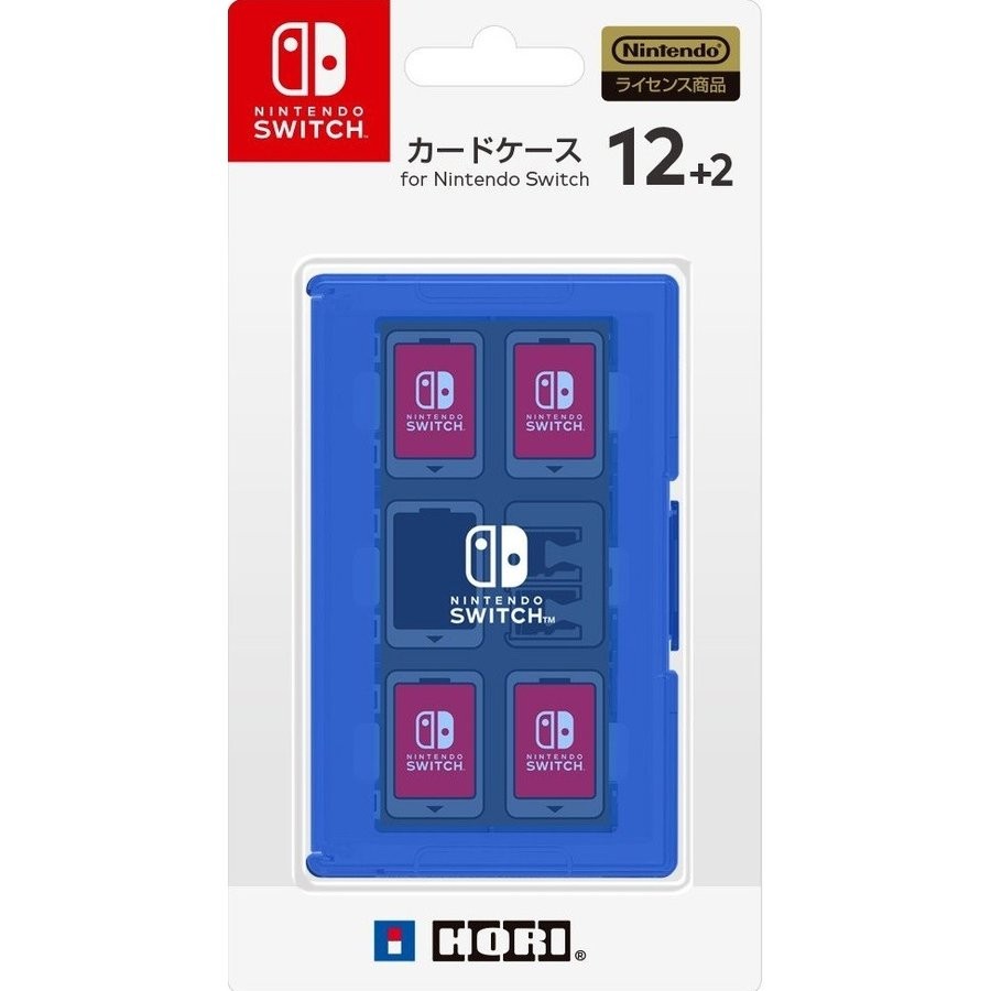 カードケース12＋2 for Nintendo Switch ブルーの商品画像