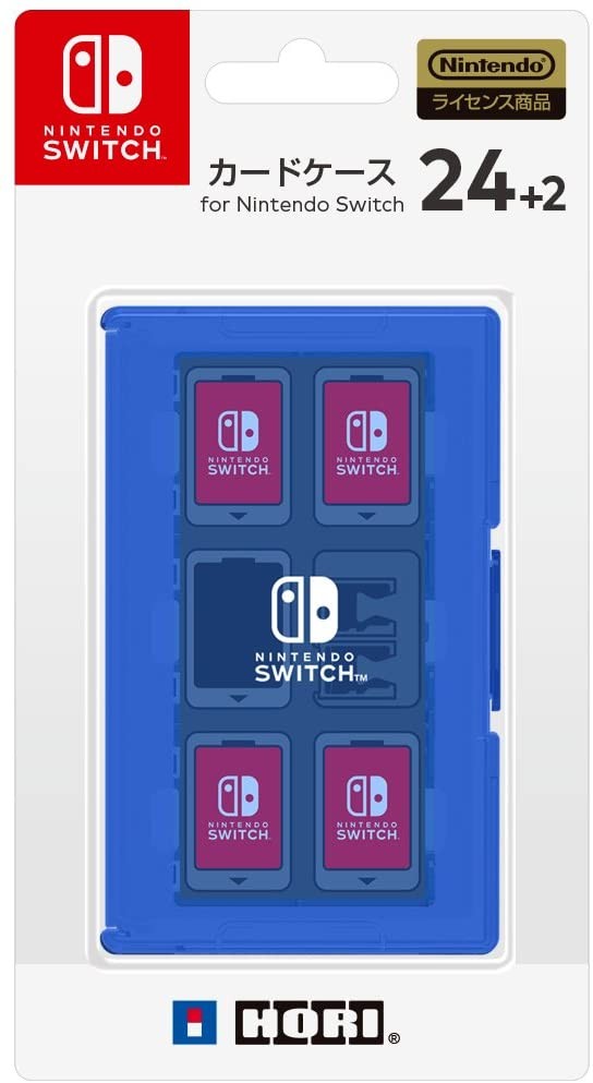 ホリ カードケース24＋2 for Nintendo Switch ブルー Nintendo Switch